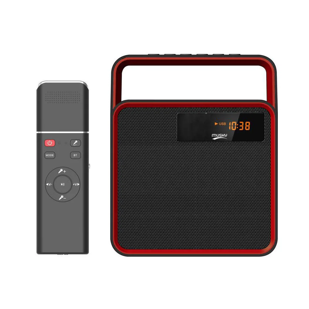 

Loudspeaker Wireless Bluetooth Speaker Microphone Singing artifact Amplifier Portable Speaker Support Aux TF Card FM Radio phone