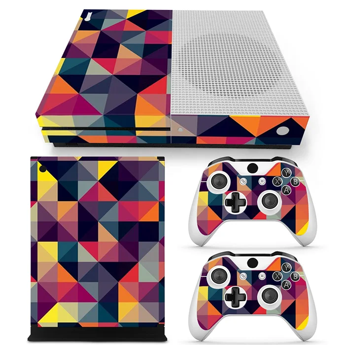 

Stylish Design Vinyl Decal For XBOX ONE S Gaming skin sticker full body Console + Controller Protective cover