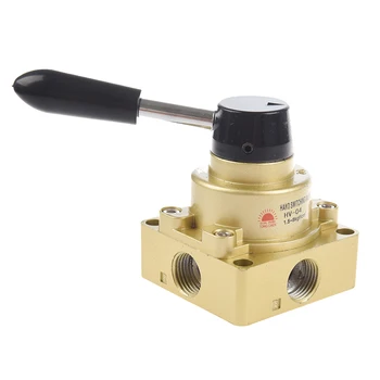 

HV-04 G1/2" 3 Position 4 Way Manual Pneumatic Lever Valve