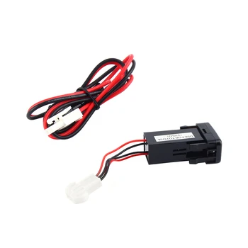 

Car Phone PDA DVR Charger Adapter Dual USB 12V Fuse for GPS mobile phone DVR electric equipment Fits for Toyota