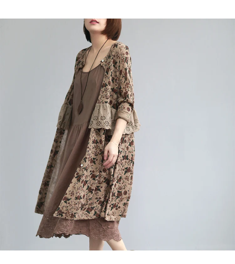 

Lace Crochet Embroidered Cotton Patchwork Mori Girl Japanese Harajuku Hippie Boho Cute Robe Tunique Femme Women Summer Dresses