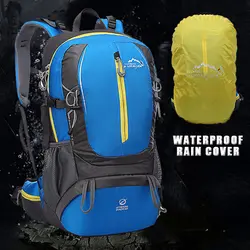 35L Водонепроницаемый походный рюкзак восхождение рюкзак, рюкзак дорожный спортивный рюкзак для мужчин с дождевик