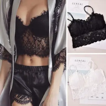 

2018 New arrival Hot Sexy Charming Women Lady Girl Lace Padded Bra Wrapped Chest Bra Tube Tops Strap Crop Top