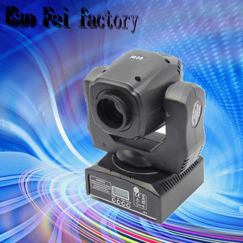 led 60W mini led spot moving head light Mini Moving Head Light 60W DMX dj 7 gobos effect stage