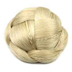 Soowee 6 цветов трикотажные Плетеный волос Chignon Синтетические волосы высокое Температура Волокно пончик поддельные пучок волос