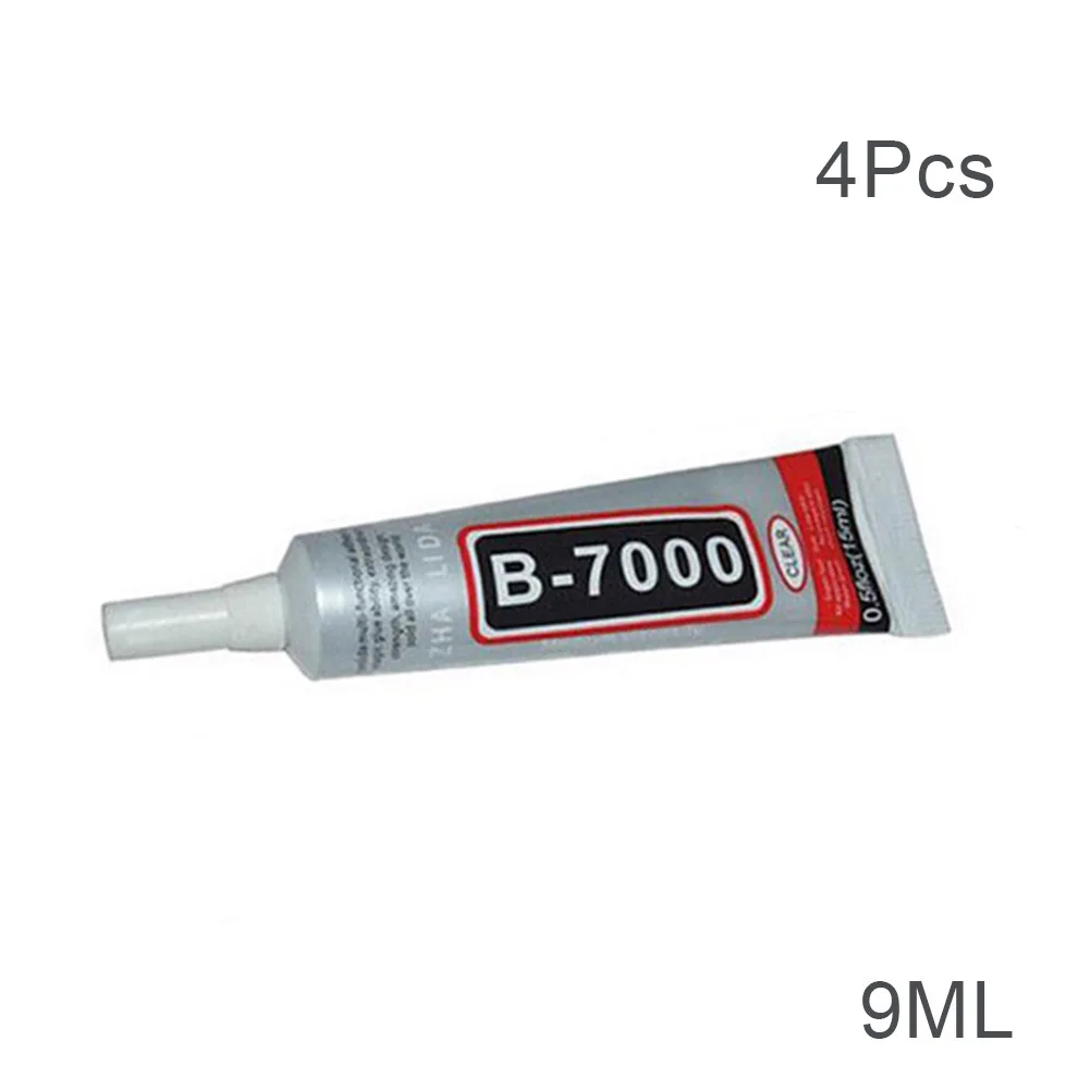1/4/10 шт. B-7000 клей промышленная клейкая лента для Универсальный амортизирующий бампер для телефона с ювелирные изделия JS22 - Цвет: 9ML 4pcs