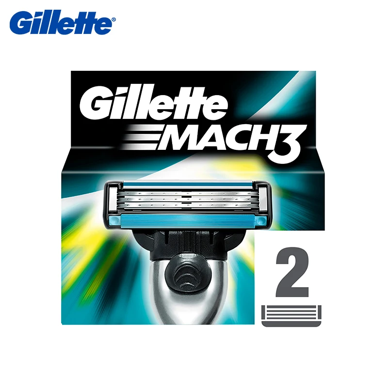 Сменные картриджи для Gillette Mach3 2 шт | Красота и здоровье