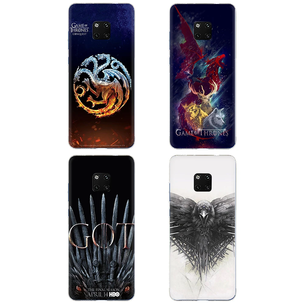 В Игра престолов жесткий чехол для телефона для huawei Y6 Y7 Y9 Prime Y5 Nova 2i 3 3i 4 5i Коврики 10 20 30 Pro Lite