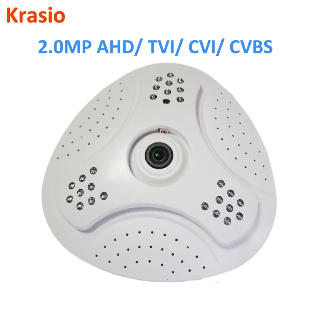 Full HD 2.0MP 1080 P AHD/TVI/CVI/CVBS 4 в 1 панорамный фотоаппарат 360 градусов видеонаблюдения