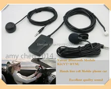 Yatour Bluetooth Hands Free module car kit(YT-BTM)+Remote Control Unit(YT-REMO)-Hands free cell Mobile phone car free shipping