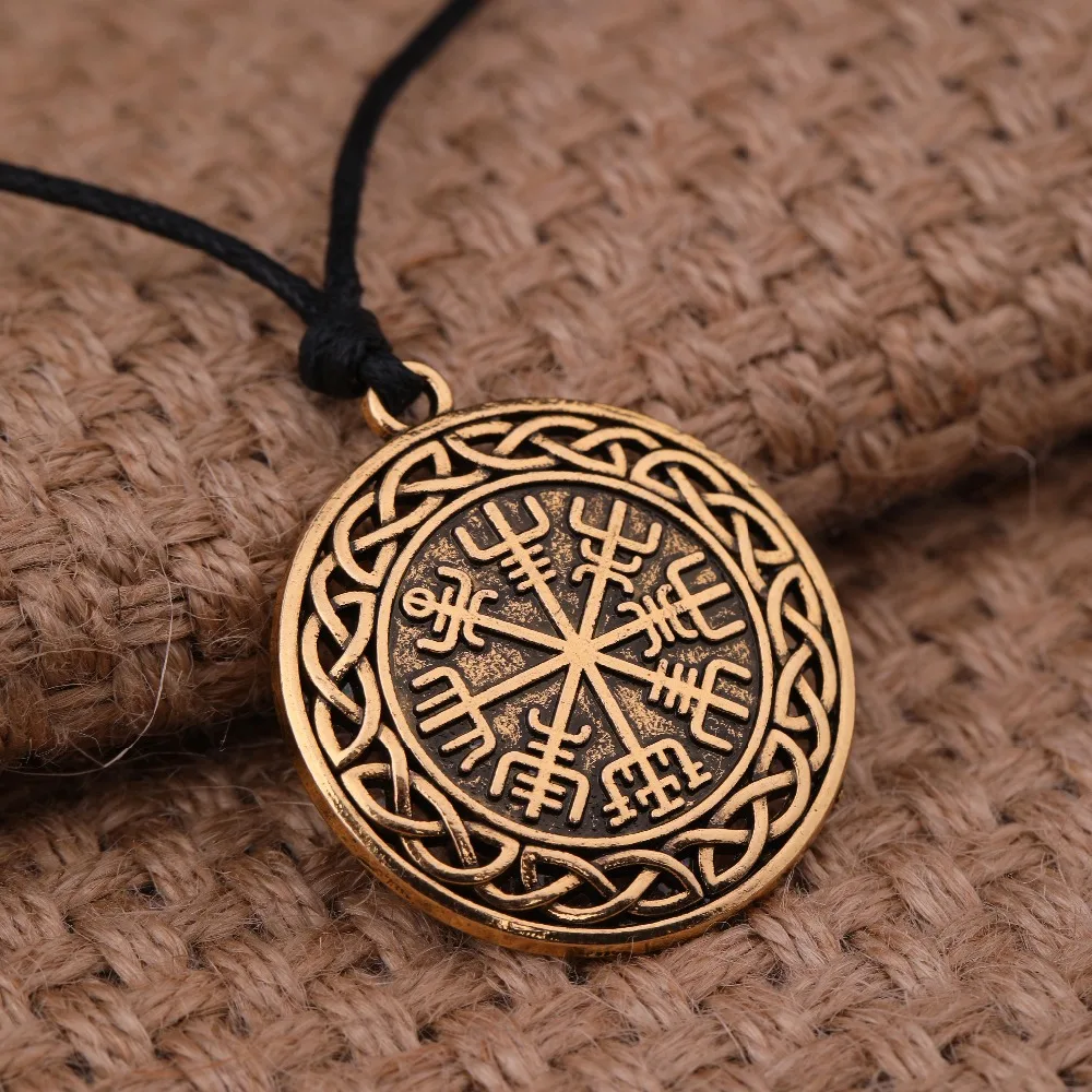 My shape, модный символ скандинавских Рун, скандинавские руны, Vegvisir, ожерелье с подвеской, компас с цепочкой для женщин и мужчин, ювелирные изделия викингов