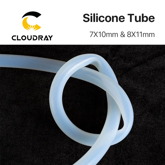 Silicone Tube 7x10mm 8x11mm Water Pipe Flexible Hose For Water Sensor & Water Pump & Water Chiller For CO2 Laser Cutting Machine 2