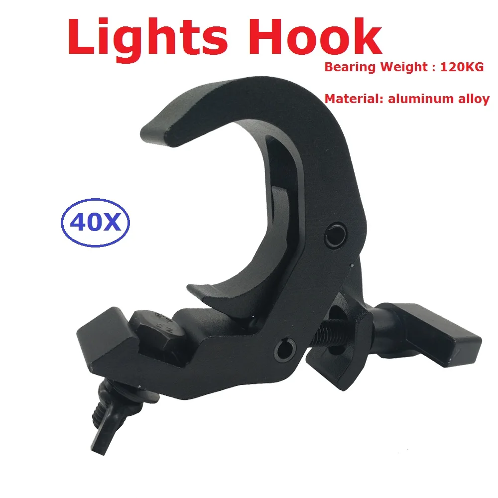 Factory Directly Sales 40XLot Light Clamps DJ Audio Heavy Duty Light Mounting Aluminum Alloy