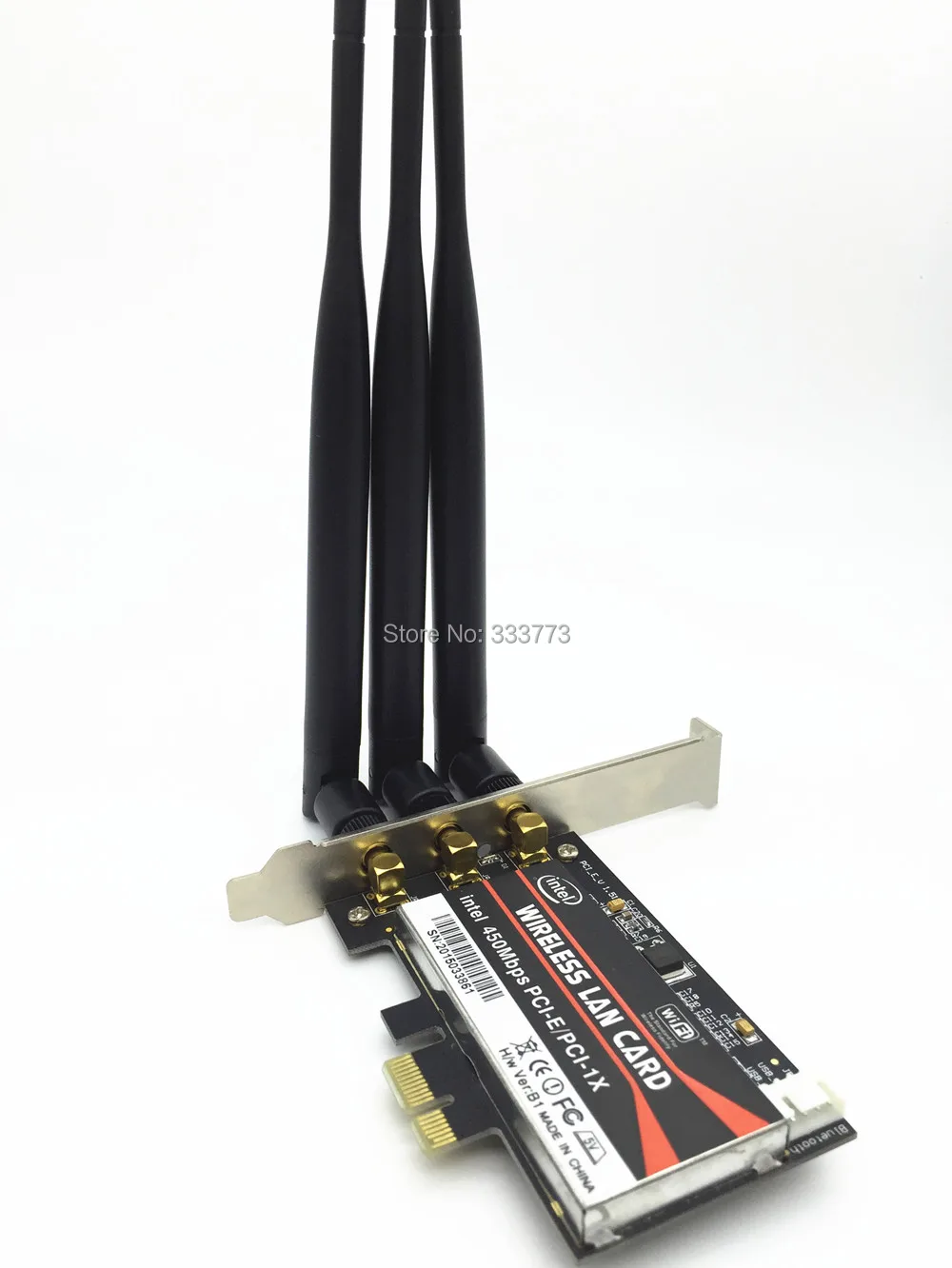 

Desktop 450Mbps PCI-E 1X 16X Express 2.4/5G DUAL BAND Card adapter For Desktop PC Computer Win 7 / 8 Free Shipping