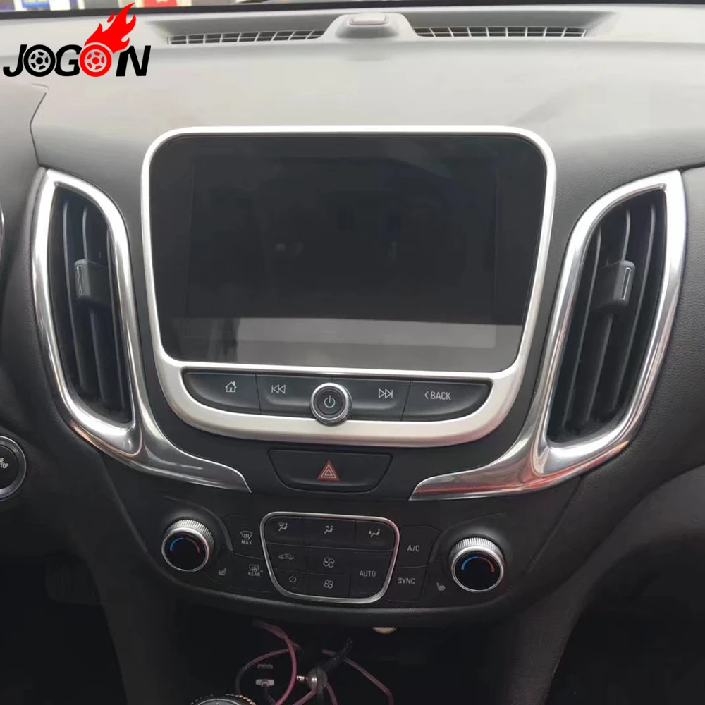 Us 17 77 21 Off For Chevrolet Holden Equinox 2017 2018 Car Interior Console Center Dashboard Navi Navigation Panel Frame Cover Trim In Interior