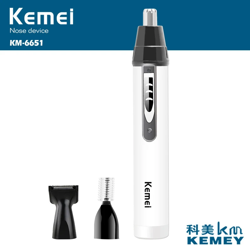 

Rechargeable Nose Hair Trimmer for Cleaning The Ears 3 In 1 Multifunctional Hair Clipper Washable Electric Shaver Razor 35D