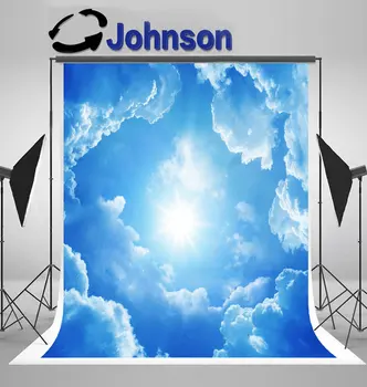 

blue sky divine photography backgrounds Vinyl cloth High quality Computer print wall photo backdrop