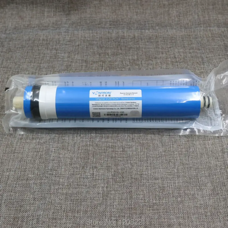 

Free Shipping Vontron ULP2012-100 RO Membrane Element NSF Reverse Osmosis System 100gpd Water Filter Cartridge