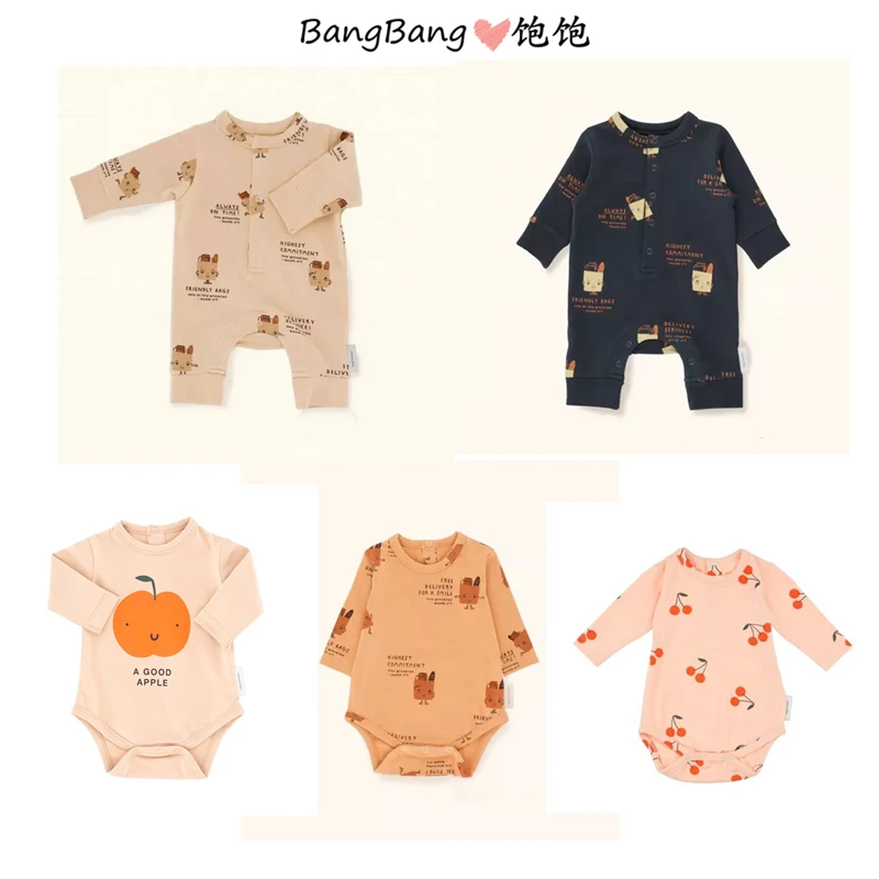 

INS HOT BABY GIRL ROMPERS AUTUMN KIDS CLOTHING BABY BOY CLOTHES TINY COTTONS ROMPERS BABY KNIT ROMPER