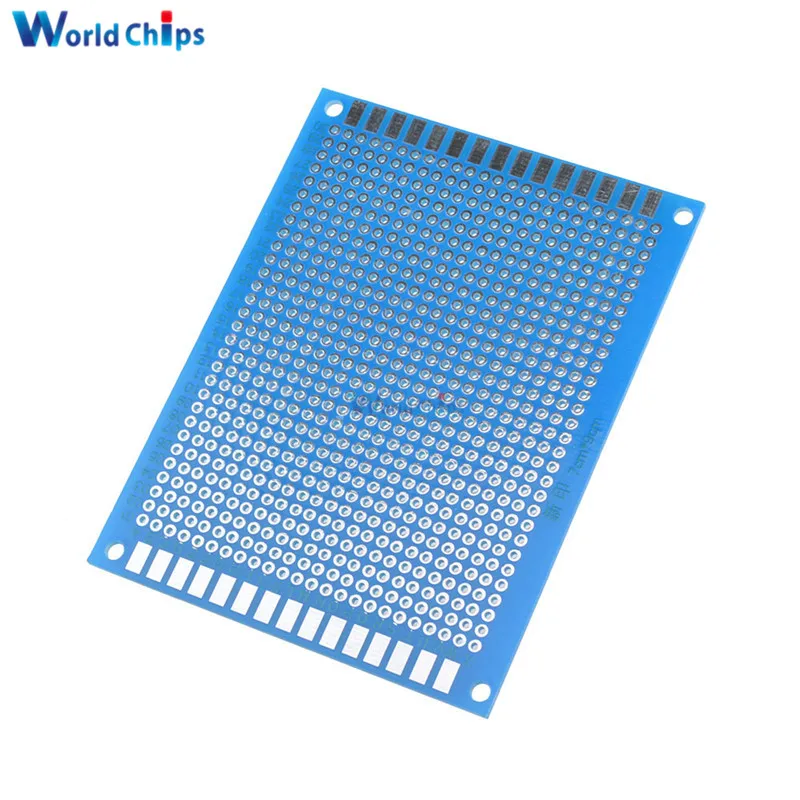 

7x9 cm Single Side Prototype PCB Tinned Universal Breadboard 70mmx90mm FR4