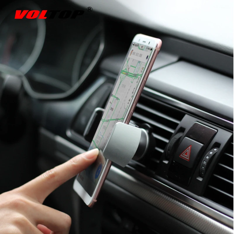 

VOLTOP Air Outlet Phone Holder Car Accessories Ornament Car Interior Supplies Clamping Firm Mobile Phone Support Driving Safety