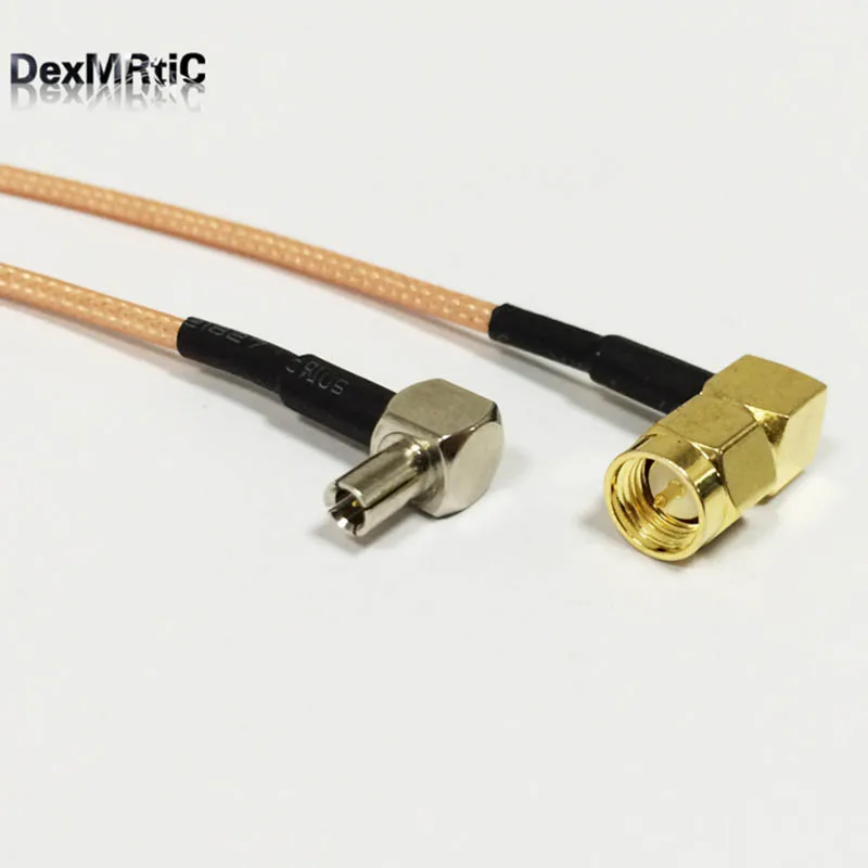 RF SMA переключатель TS9 ОТРЕЗОК кабеля штекер RA 90 градусный прямоугольный разъем RG316