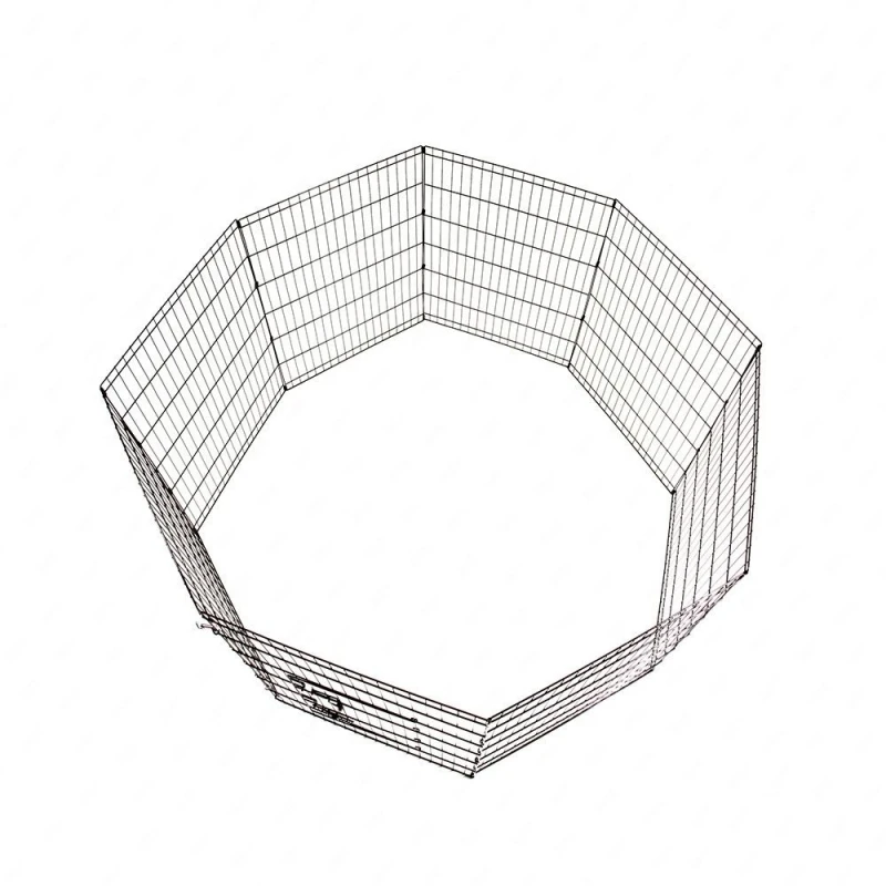 36-Tall-Wire-Fence-Pet-Dog-Cat-Folding-Exercise-Yard-8-Panel-Metal-Play-Pen-Black_4_800x800