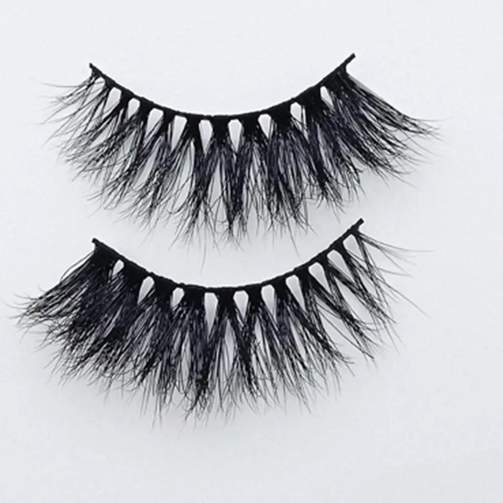 

Faux Mink Hair 3D Eyelashes Cross Fake Eye Lashes Handmade Human Hair Lashes Beauty Reusable False Eyelashes for Makeup Tools