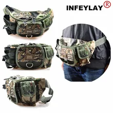 INFEYLAY Многофункциональный Водонепроницаемый 3 слоя Рыболовная Сумка Приманка Сумка, носимая на поясном ремне или через плечо чехол катушка приманка сумка для хранения рыболовные снасти Сумка