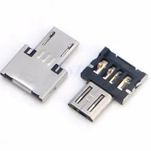 2 шт USB Micro Мужской к USB Женский OTG адаптер конвертер для телефона Android планшета