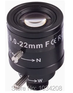 Прямая продажа с фабрики камеры наблюдения 9-22 мм ручной зум-объектив с переменным фокусным расстоянием P28