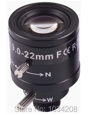 

Factory direct sale surveillance camera 9-22mm Manual Varifocal Zoom Lens P28