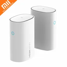 Xiaomi Mesh 2,4 5 ГГц WiFi умный маршрутизатор AC1300+ 1000 м LAN+ 1300 м линия питания Qualcomm DAKOTA 4 ядра 4 усилителя сигнала