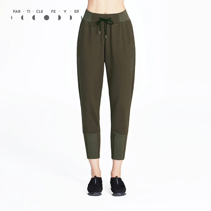 

Particle Fever Three Colors Breathable Sports Leggings Spring Summer Running Sweatpants Women High Elastic Slim Exercise Pants