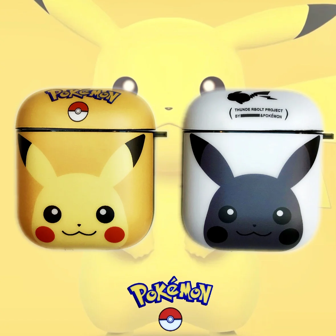 Cartoon Pokemons Pikachus Wireless Bluetooth Earphone Case For Apple AirPods 2&1 Silicone Charging