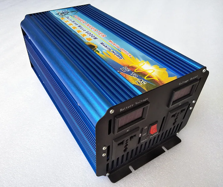 6000 Вт усилитель 12000 Вт DC48V к AC220V цифровой дисплей Чистая синусоида Инвертор солнечной энергии