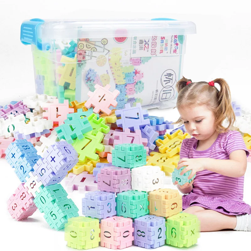 

Digital Educational Building Blocks Assembly Set DIY Building Blocks Bricks Wisdom Development Gift for kids