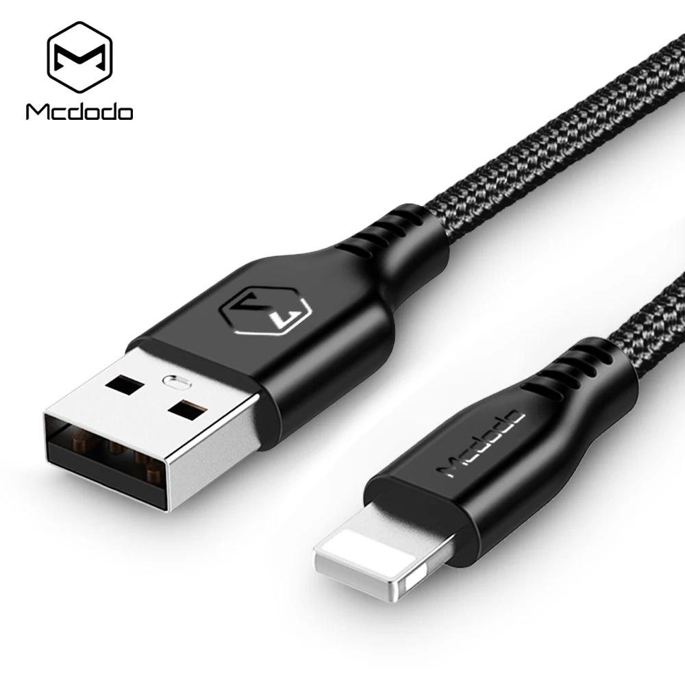 Mcdodo для iPhone X 8 7 Plus Lightning к USB кабелю 2 4 А быстрое зарядное устройство кабель