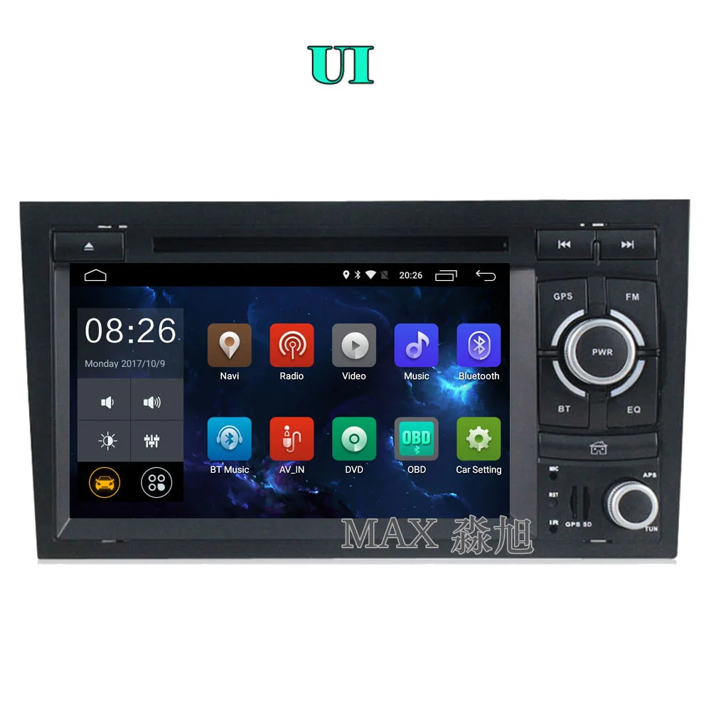 Best MAX For Audi A4 B6 B7 S4 2003-2011 Car Radio GPS Navigation System CD Player Bluetooth call/music SWC free map 4G Mirror Link 1