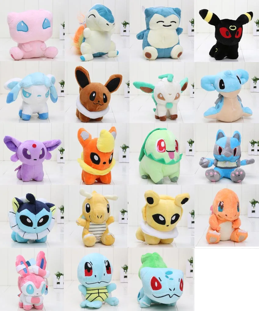 Карманная кукла в 20 стилях наличии плюшевый фланец Umbreon Espeon Glaceon Vaporeon игрушка