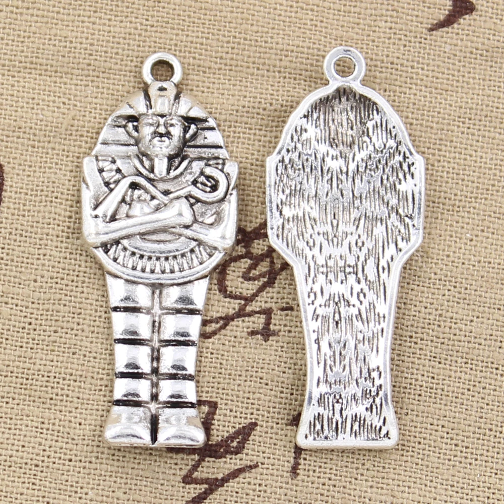 5pcs Charms Egyptian mummy 45x18mm handmade Craft pendant making fit