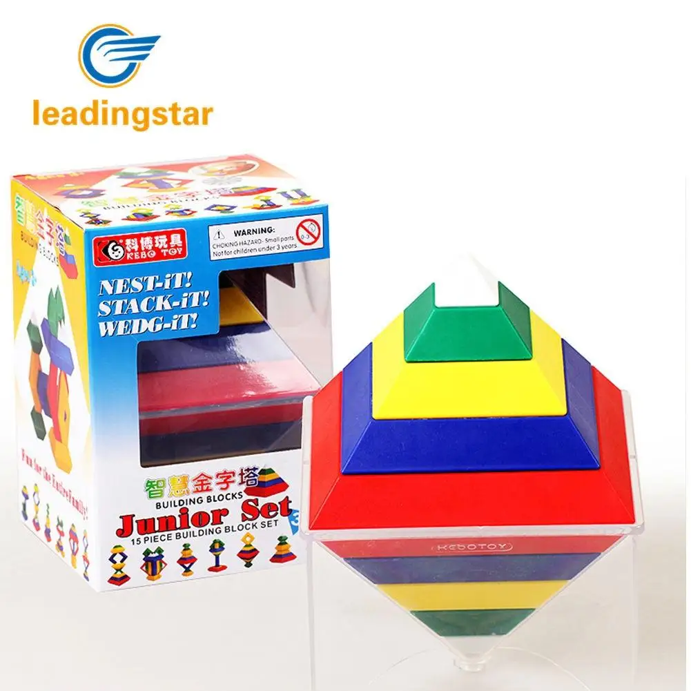 

LeadingStar Rhombus Variety Changeable Pyramid Building Blocks Tower Toy Creative Enlightenment Toys for Children ZK35