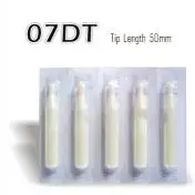 50 шт. белый короткий одноразовыми Насадки для татуировок 7DT стерильные Ассорти Пластик татуировки Трубы