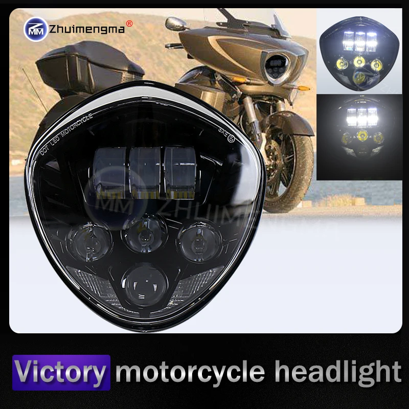 Motorcycle LED Headlight High intensity Cross Country LED HI/LO