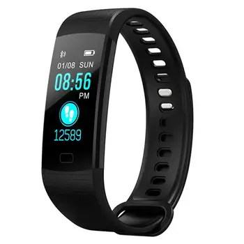 

Y5 USB Charging Smart Bracelet Waterproof Sleeping Monitor Pedometer Fitness Bracelet Activity Tracker Smart Band Color Screen