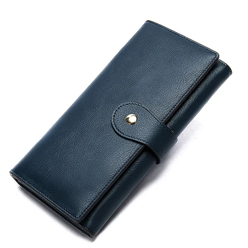 8303blue WESTAL женский кошелек, женский клатч из натуральной кожи, Женский Длинный кошелек для телефона/карты, женские кошельки, кошельки для девушек, кошельки, сумка для денег - Цвет: 8303blue