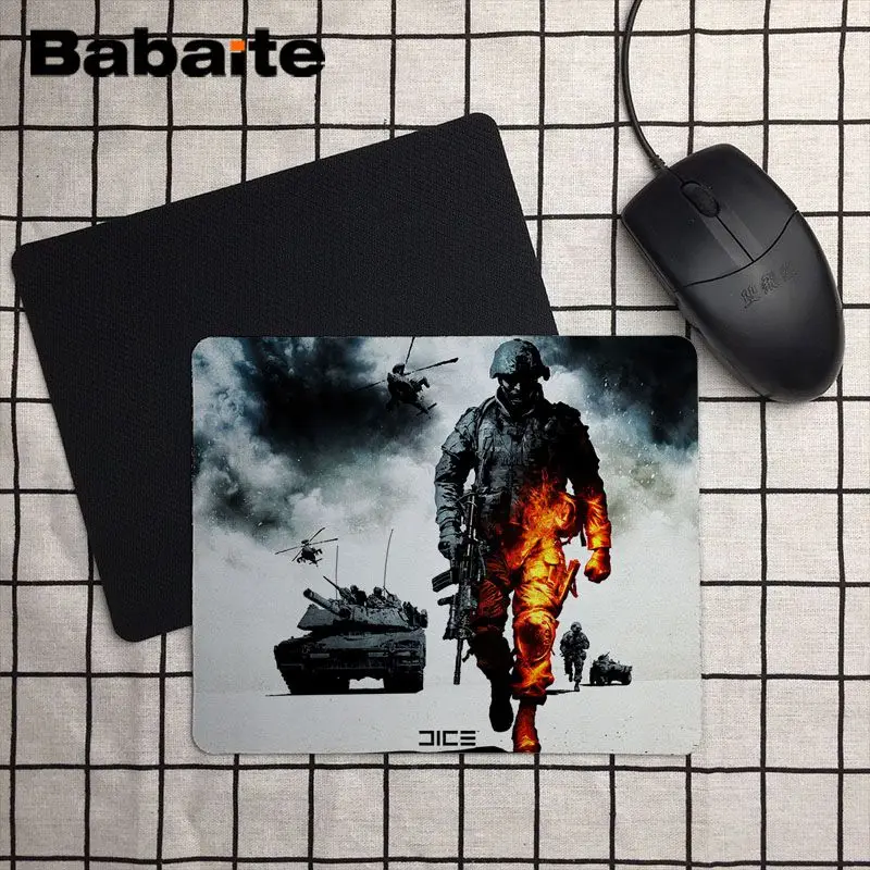 Babaite My Favorite Battlefield 4 Большой Коврик Для Мыши Компьютерный коврик Размер для 18x22 см 25x29 см резиновые прямоугольные коврики для мыши - Цвет: 18X22cm