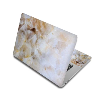 White And Gold Marble Laptop Skin Sticker For Laptop And Macbook 1