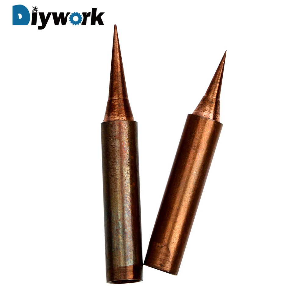 

DIYWORK Oxygen-free Copper Soldering Iron Tip Non-magnetic For Solder Station Tools 900M-T-I 900M-T-SI