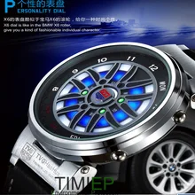 TVG мужские модные часы, дизайн, светодиодный, бинарные, мужские спортивные часы X6, водонепроницаемые, оптом, Китай